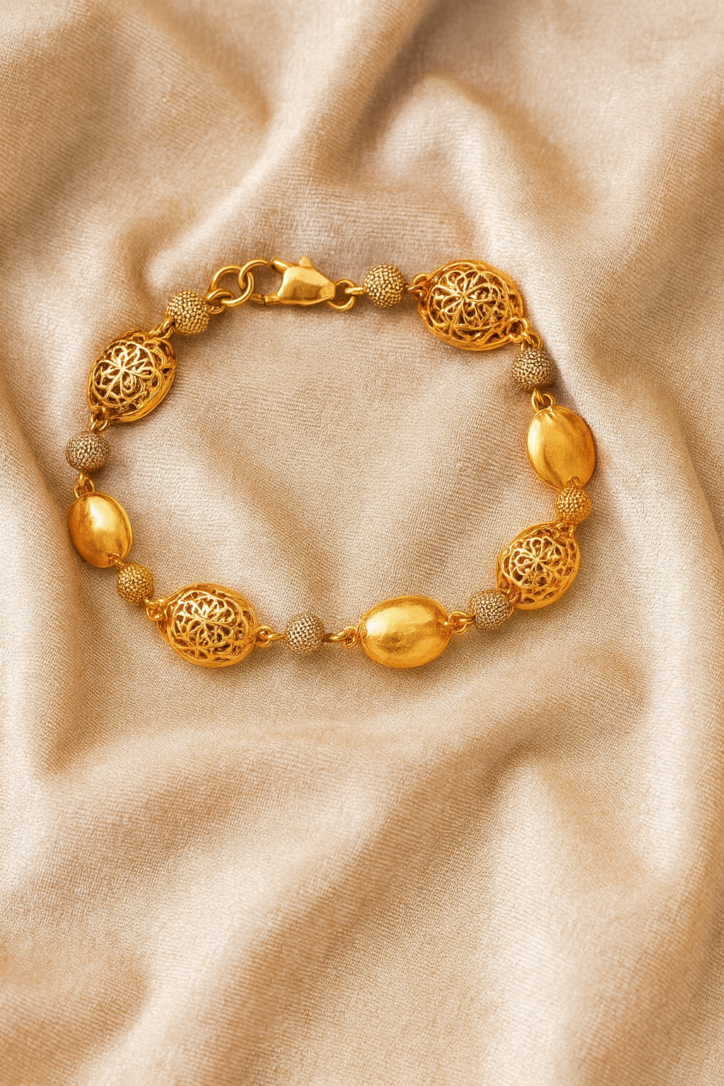 Elegant Pure Silver Bracelet – Rasvi Jewels