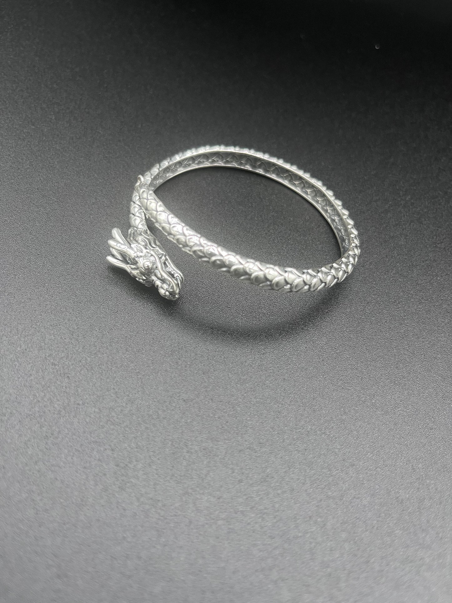 999 Pure Silver Dragon Head Bangle | Handcrafted Statement Bracelet for Men & Women | Symbol of Strength & Power | Rasvi Jewels